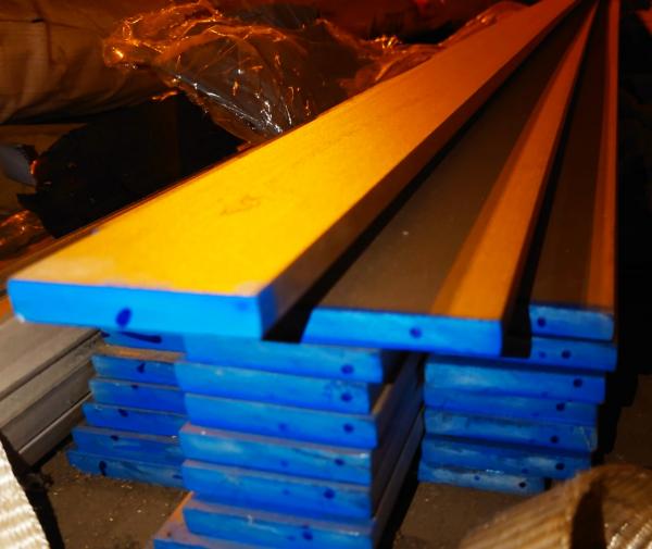 Полоса нержавеющая матовая горячекатаная 80х5мм AISI 304 длина 3м — фото 2